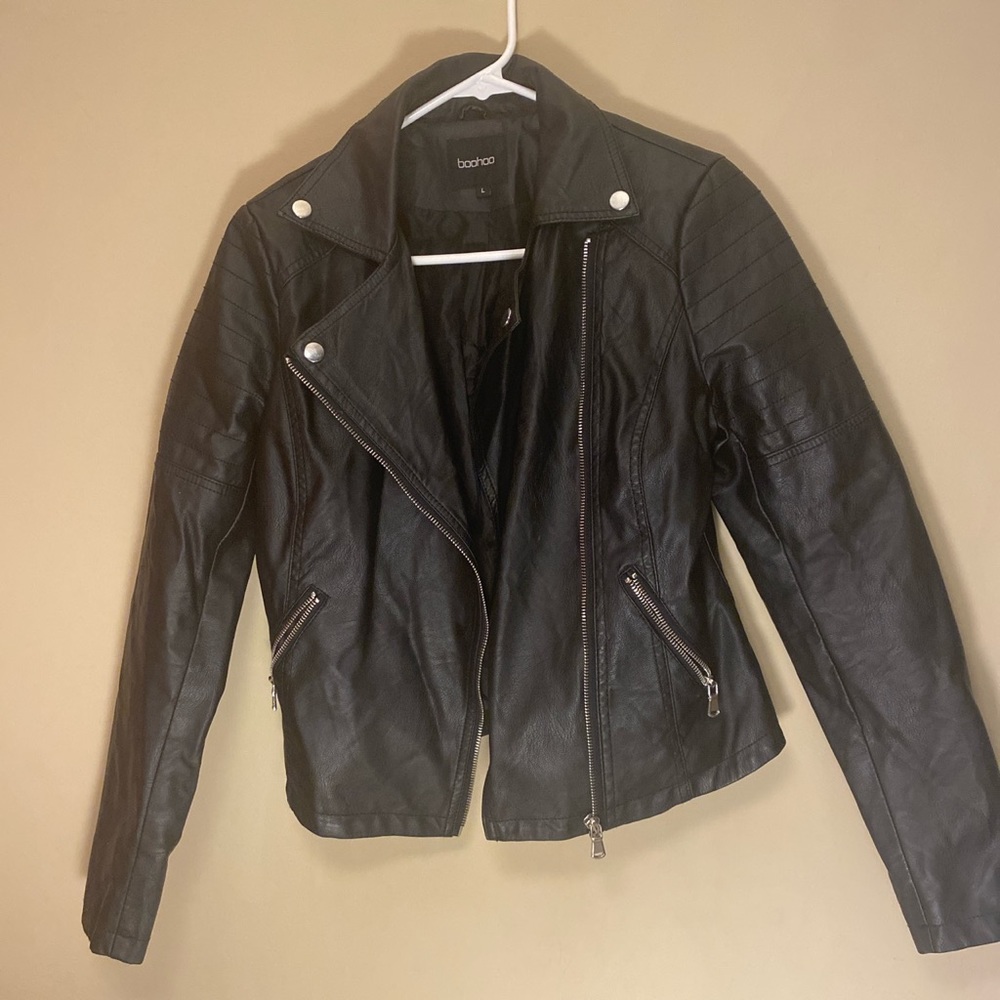 boohoo Leather Jacket🖤